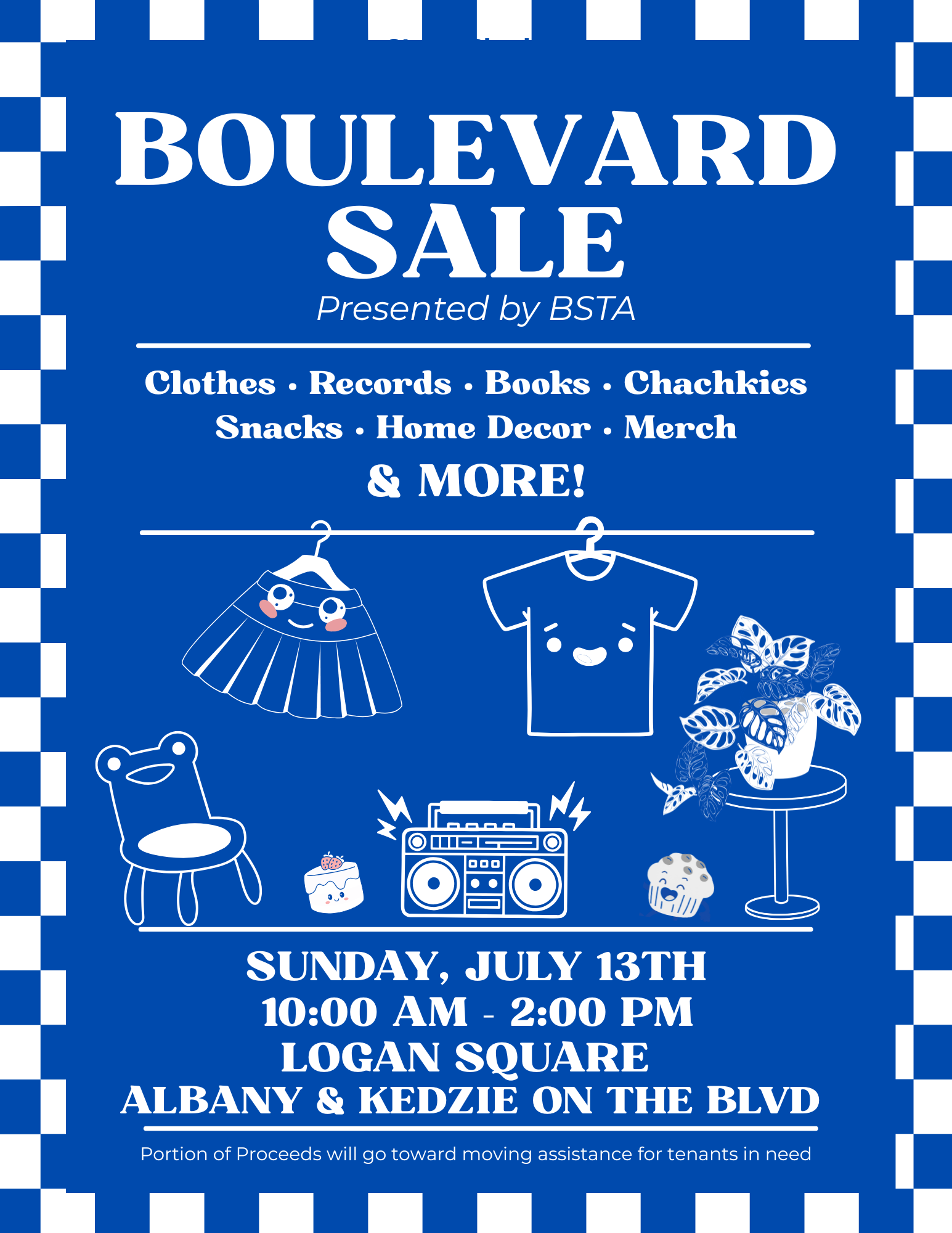 Boulevard Yard Sale: Sponsored by BSTA