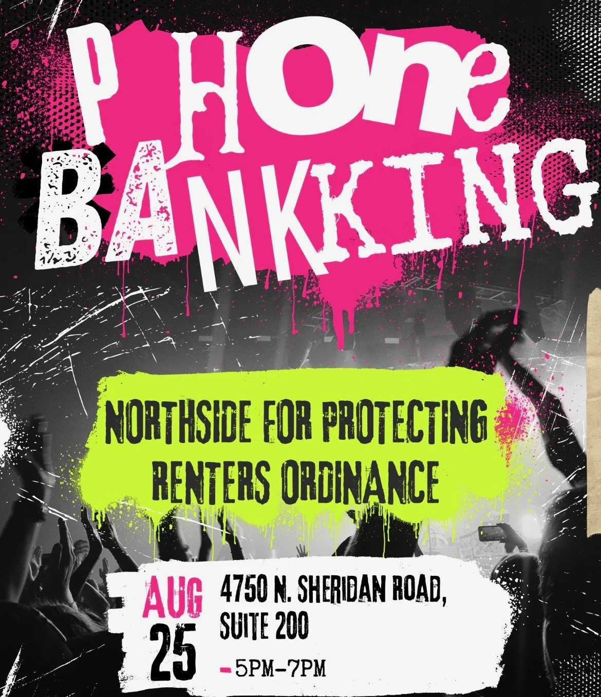 Northside phone Banking for Protecting Renter’s Ordinance