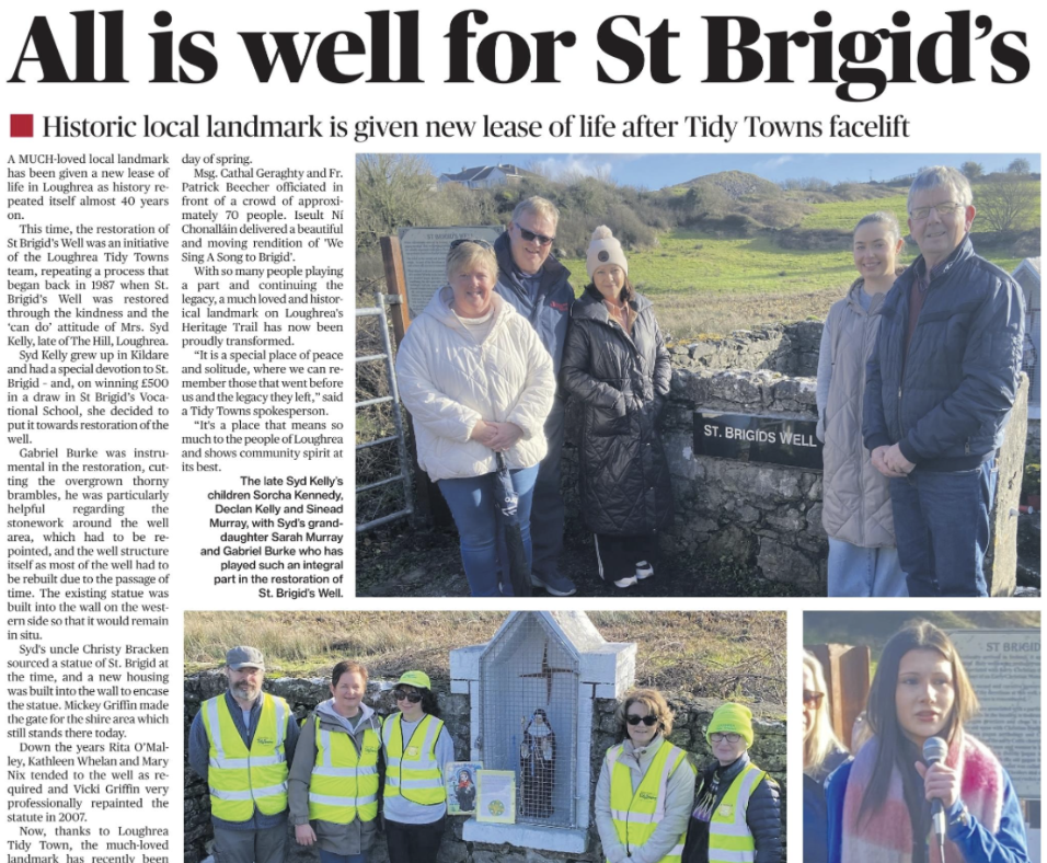 All is well for St Brigid's