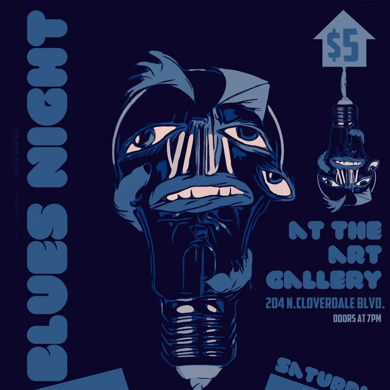 BLUES NIGHT SECOND SATURDAYS—FT. THE BLUE LIGHTS