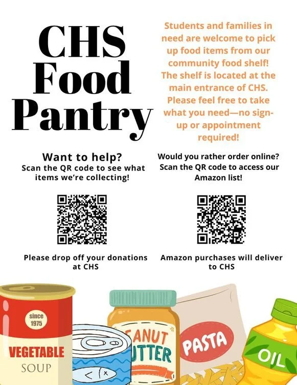 Charlottesville High School Food Pantry Drive 