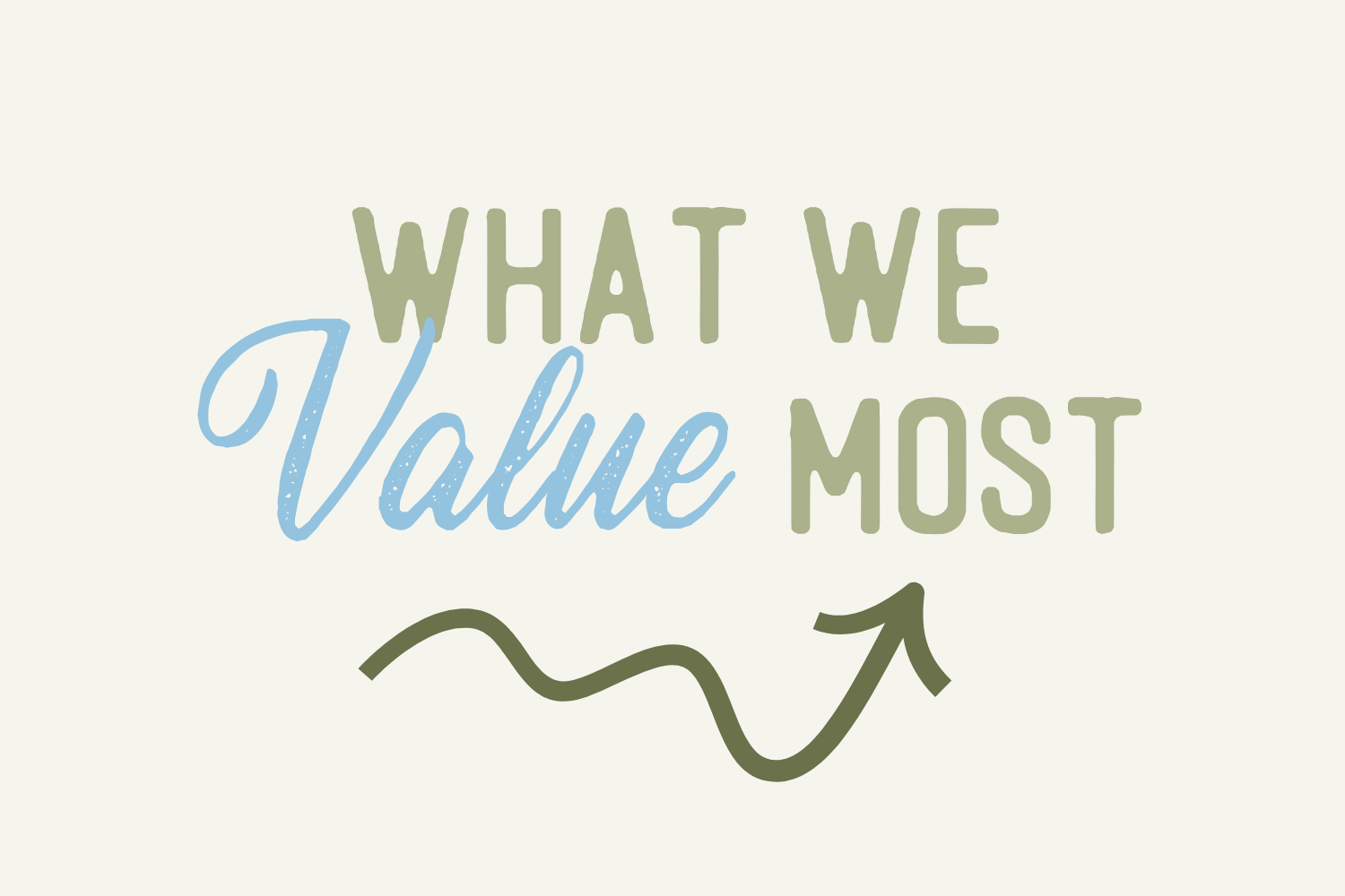 Day 5: What We Value Most