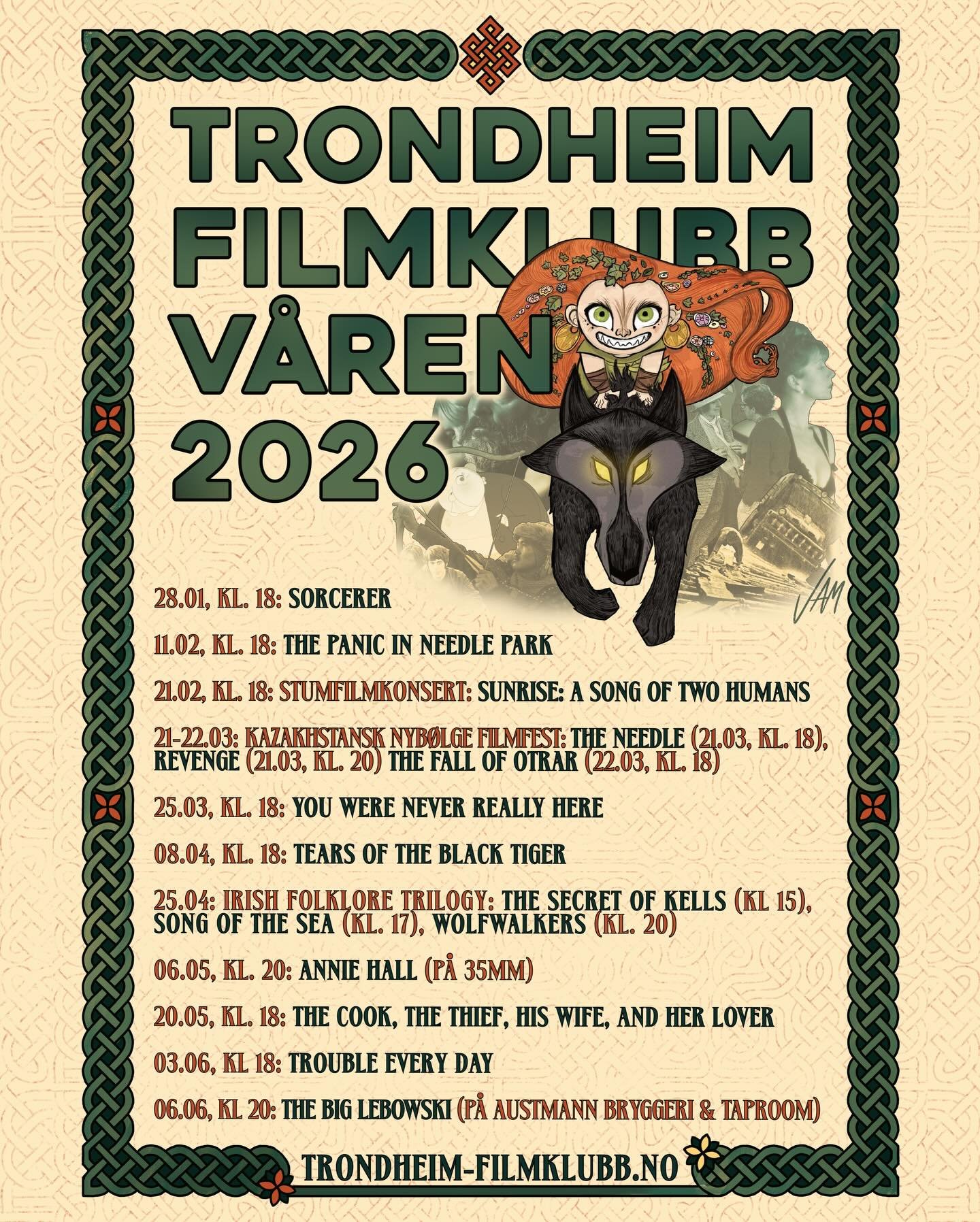Se hit alle TFK-venner! V&Aring;RPROGRAMMET er her😍
Vi har igjennom h&oslash;sten og vinteren pitchet, mailet, og forhandlet, og endelig kommet i m&aring;l med filmene for v&aring;ren 2026🍿 Her er en god suppe av styrets filmsmak, s&aring; vi h&ari