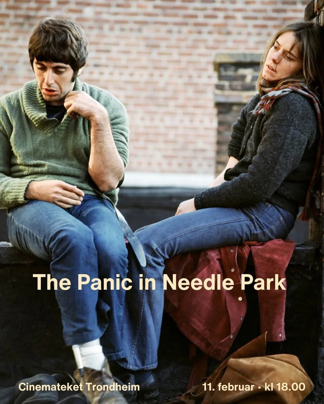 Ta plass p&aring; Cinemateket 11.02, og se en ung Al Pacino som rusmissbruker i New York p&aring; 60 og 70-tallet. 
En klassiker som definitivt fortjener &aring; vises p&aring; det store lerretet 🎬🚬🛒💉Lenke til billetter finner du i bio&rsquo;en v