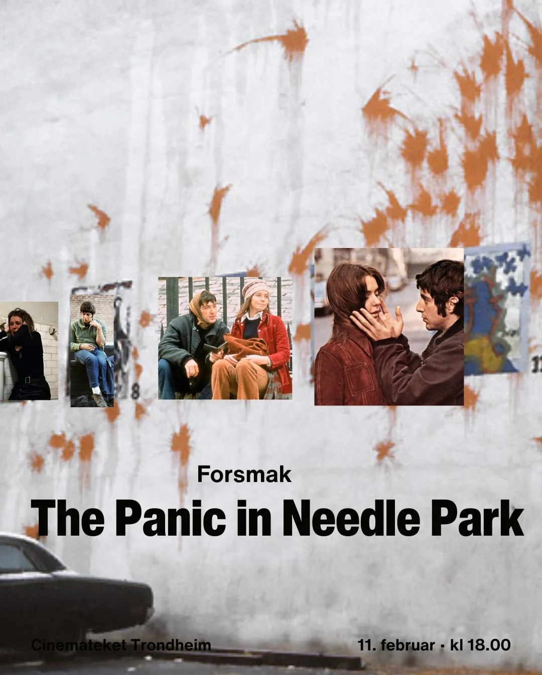 Liten teaser p&aring; hva du har i vente. Ga det mersmak?;) Is&aring;fall, lenke til billetter finner du i bio&rsquo;en ❤️ The Panic in Needle Park spilles p&aring; Cinemateket 11.02.26 - Kl. 18.00 💊🩸🎬💉