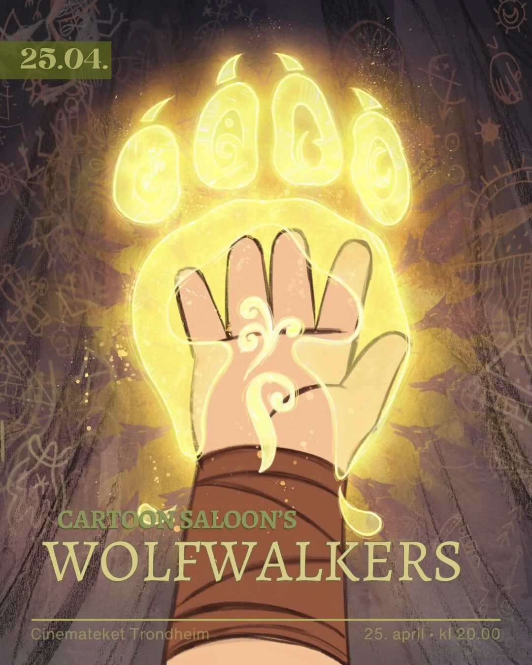 Tredje filmen i v&aring;r Irish Folklore Trilogy p&aring; l&oslash;rdag- Wolfwalkers 🐺🐾 Visning klokken 20.00 p&aring; Cinemateket 
🍄🌱❤️