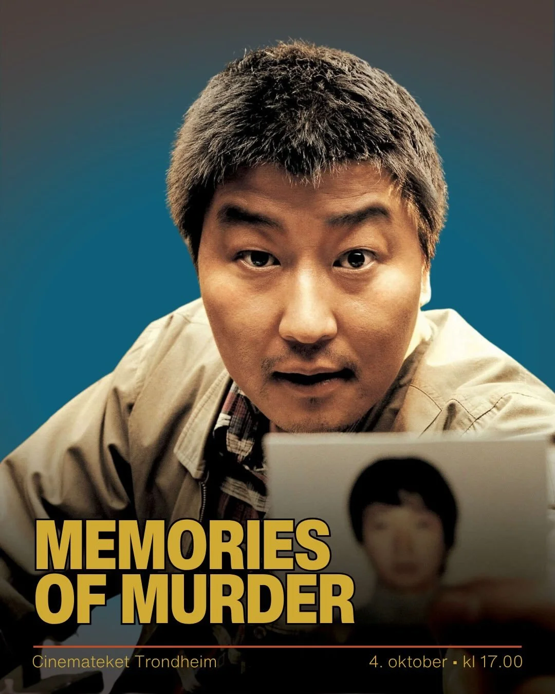 Bong Joon-ho retrospekt fortsetter. Neste l&oslash;rdag viser vi Memories of Murder! Filmen vises klokken 17.00 p&aring; Cinemateket 🎬 🍂🍿