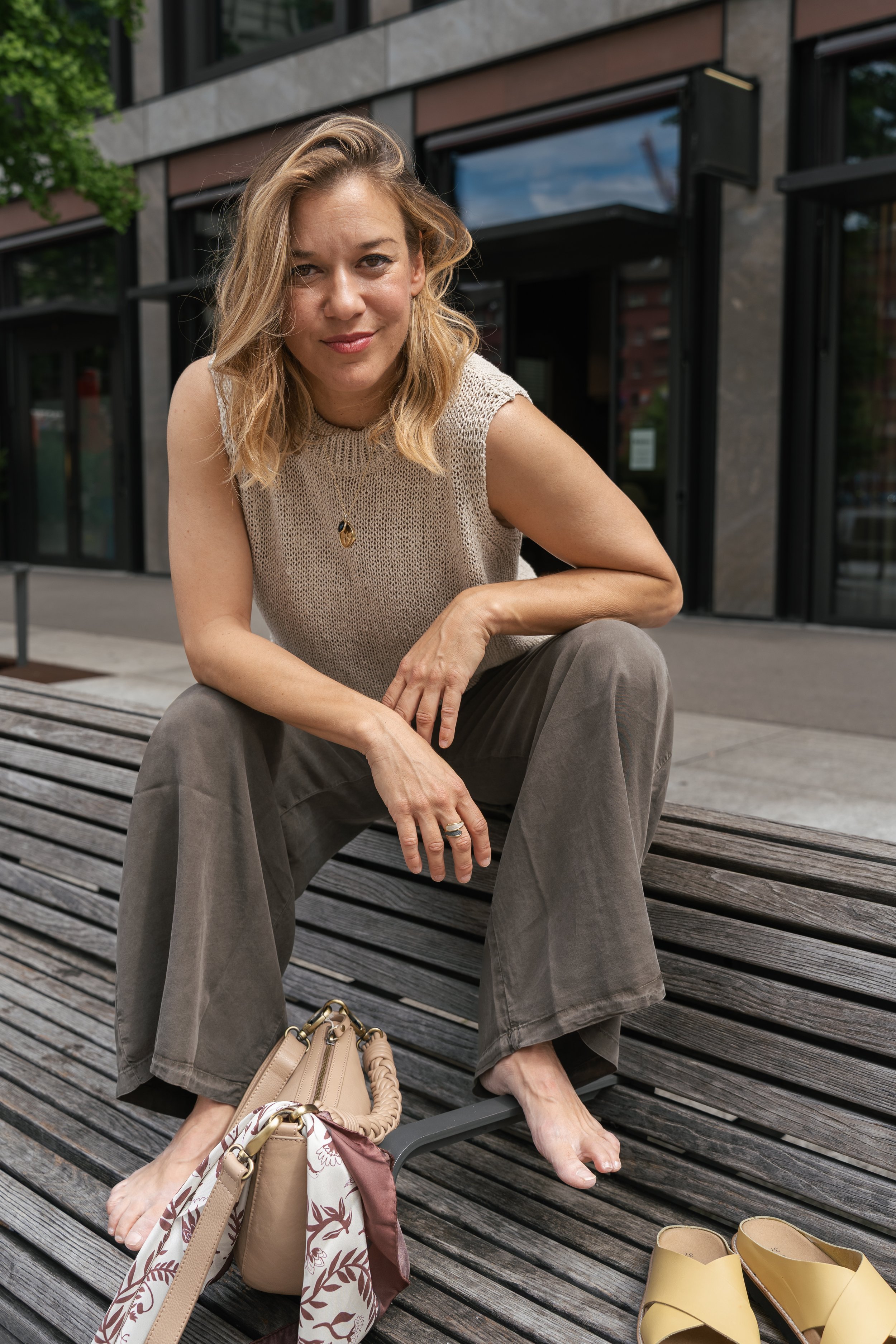 Eva Nidecker Portrait in der Europaallee