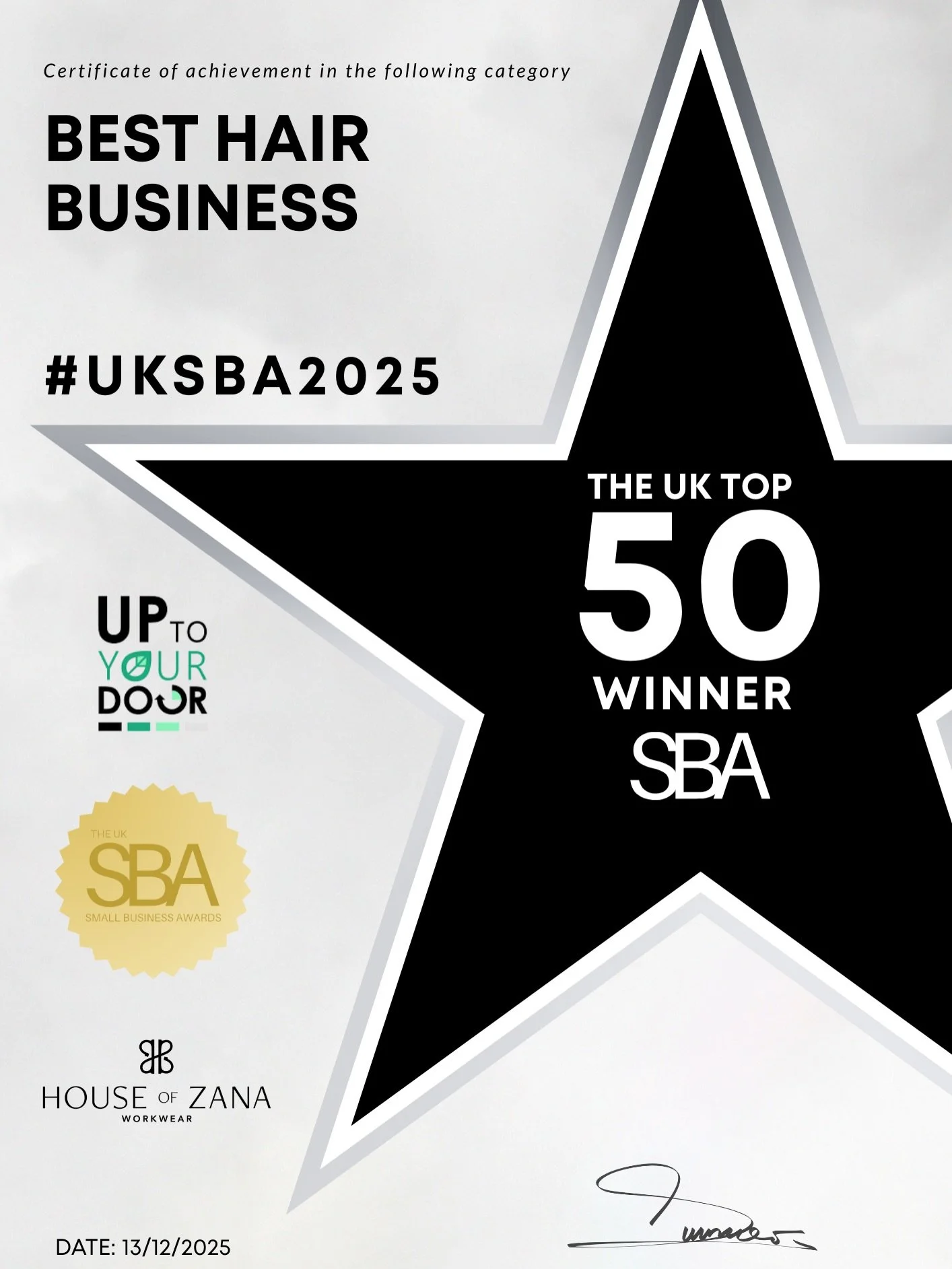 ✨ UK SMALL BUSINESS AWARDS &mdash; TOP 50 BEST HAIR BUSINESS ✨

Another awards ceremony, another great achievement! 🏆 

We are beyond excited to share that Groves Hairstyling has been named in the UK Small Business Awards Top 50 for &ldquo;Best Hair