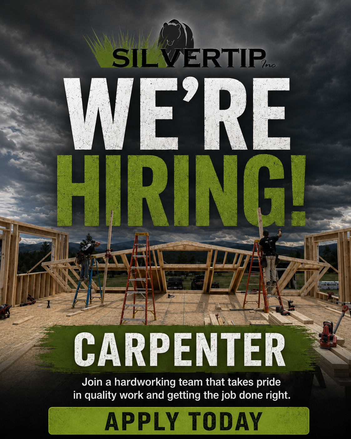 Now Hiring: Carpenter in Clancy, Montana