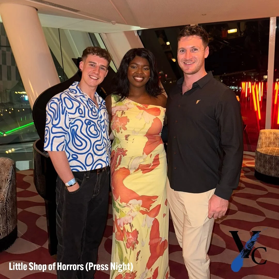 📸 Snapped above: Precious Abimbola (@preciousxabimbola ) on press night for Little Shop of Horrors at the Bord Gáis Energy Theatre (@bordgaisenergytheatre) — pictured with agency assistant Jamie O’Leary (@jamieoleary00) and his pa