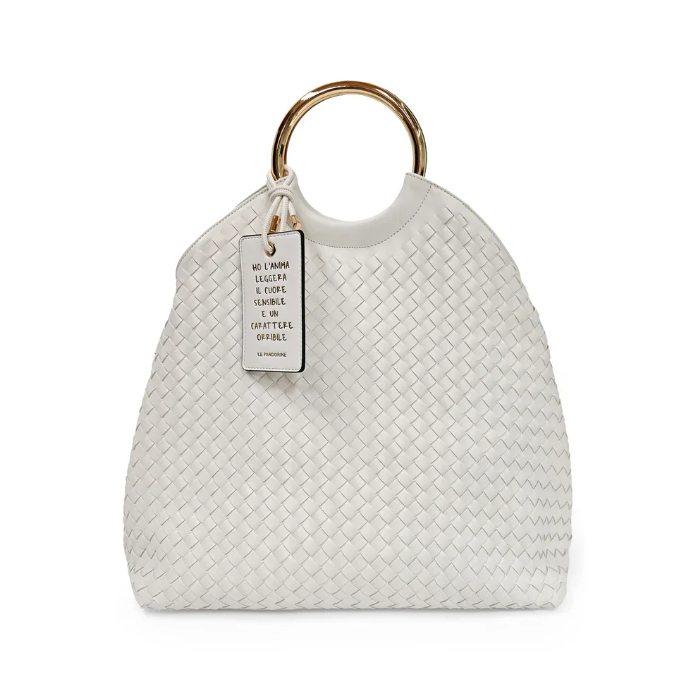 Borsa grande intrecciata “Aurora” LE PANDORINE