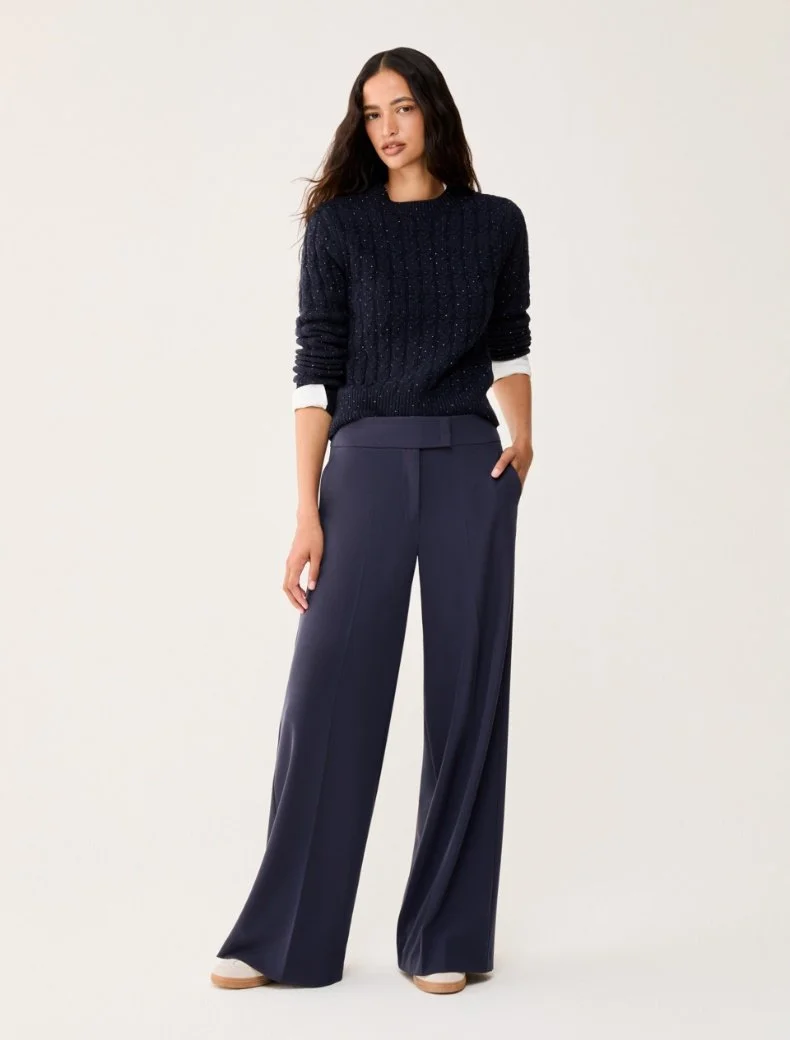Pantaloni ampi in twill "Cane" PENNYBLACK