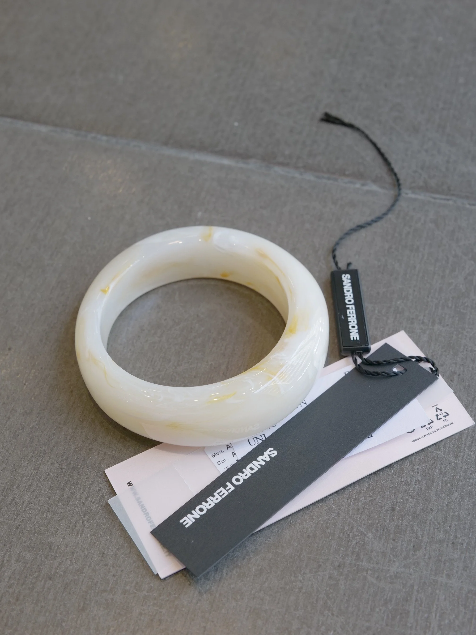 bracciale bianco panna ferrone