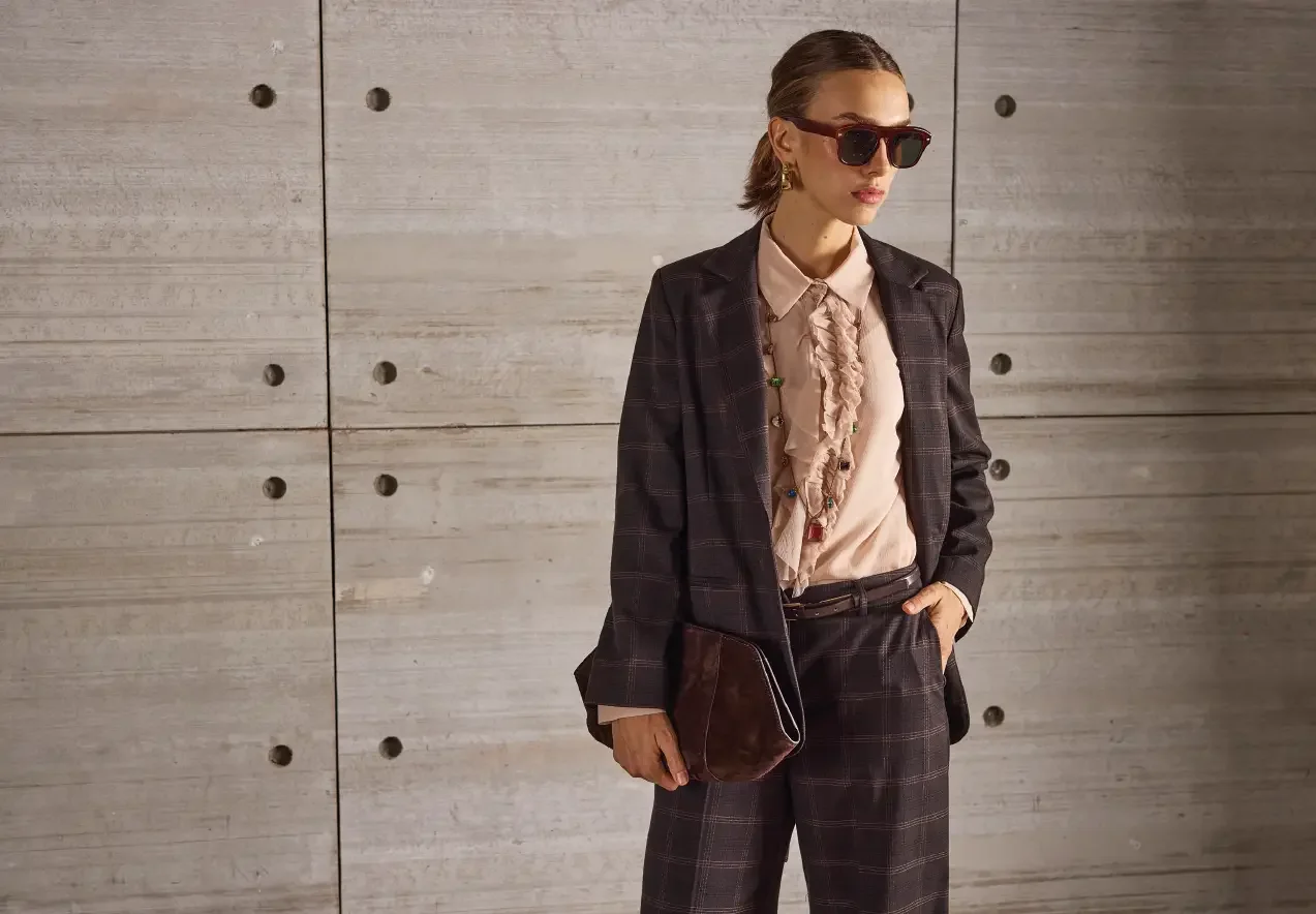 Giacca a quadri "1402/08" KARTIKA