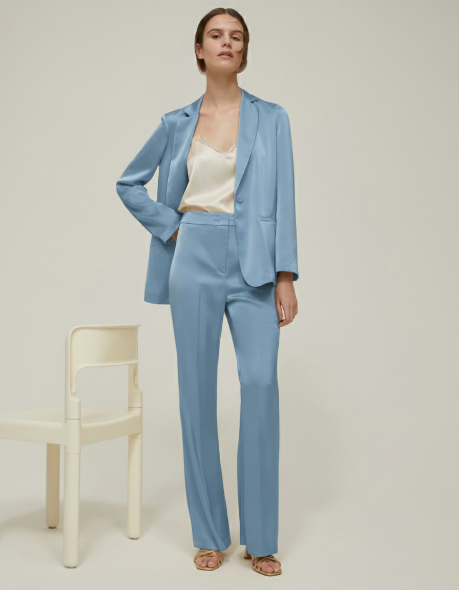 Pantaloni in raso "Rodano" PENNYBLACK