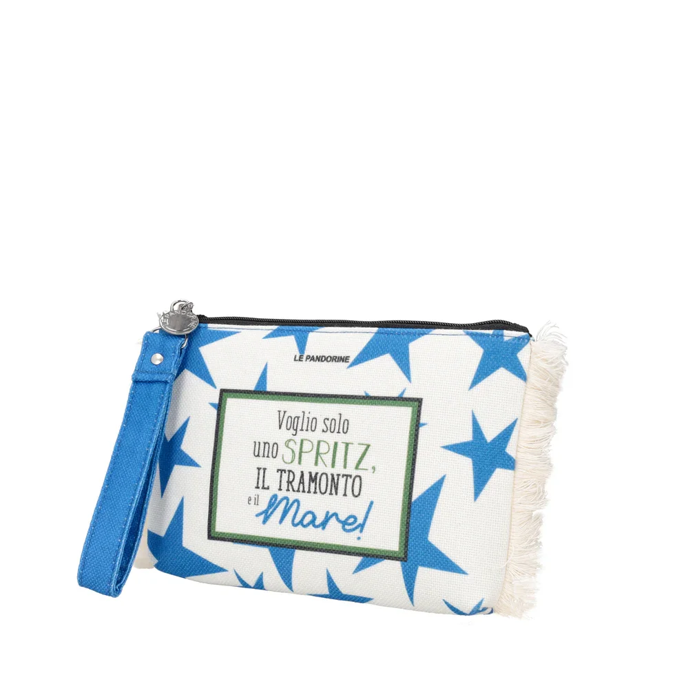 Pochette in tessuto con polsiera "Marina"  Le Pandorine