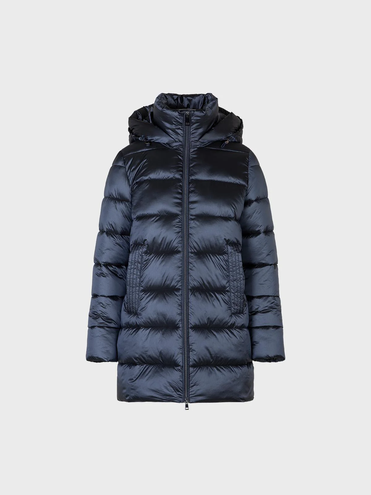 Piumino blu denim "FASTRO" Sandro Ferrone