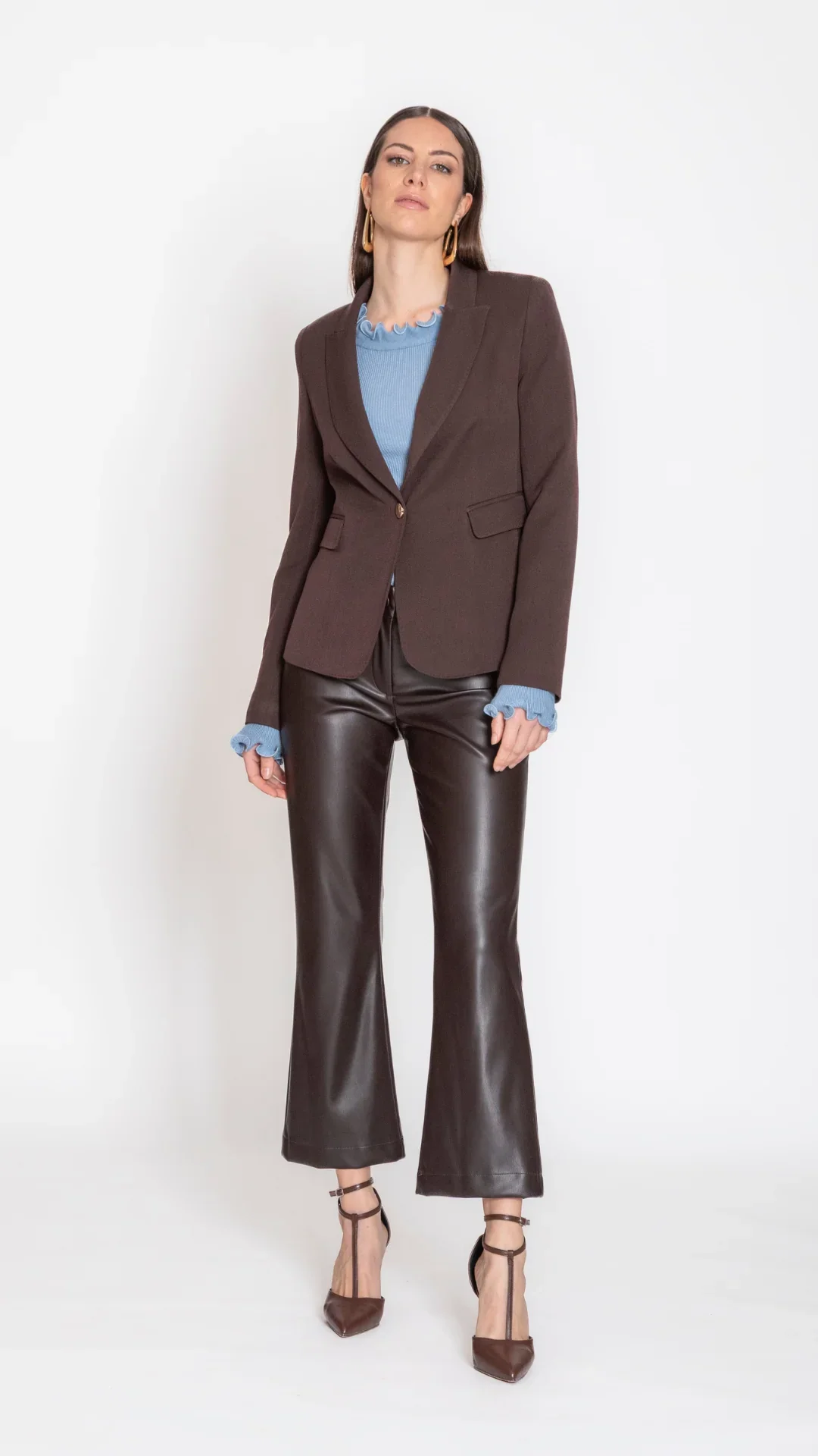 Pantalone in ecopelle "Ermione" EDAS