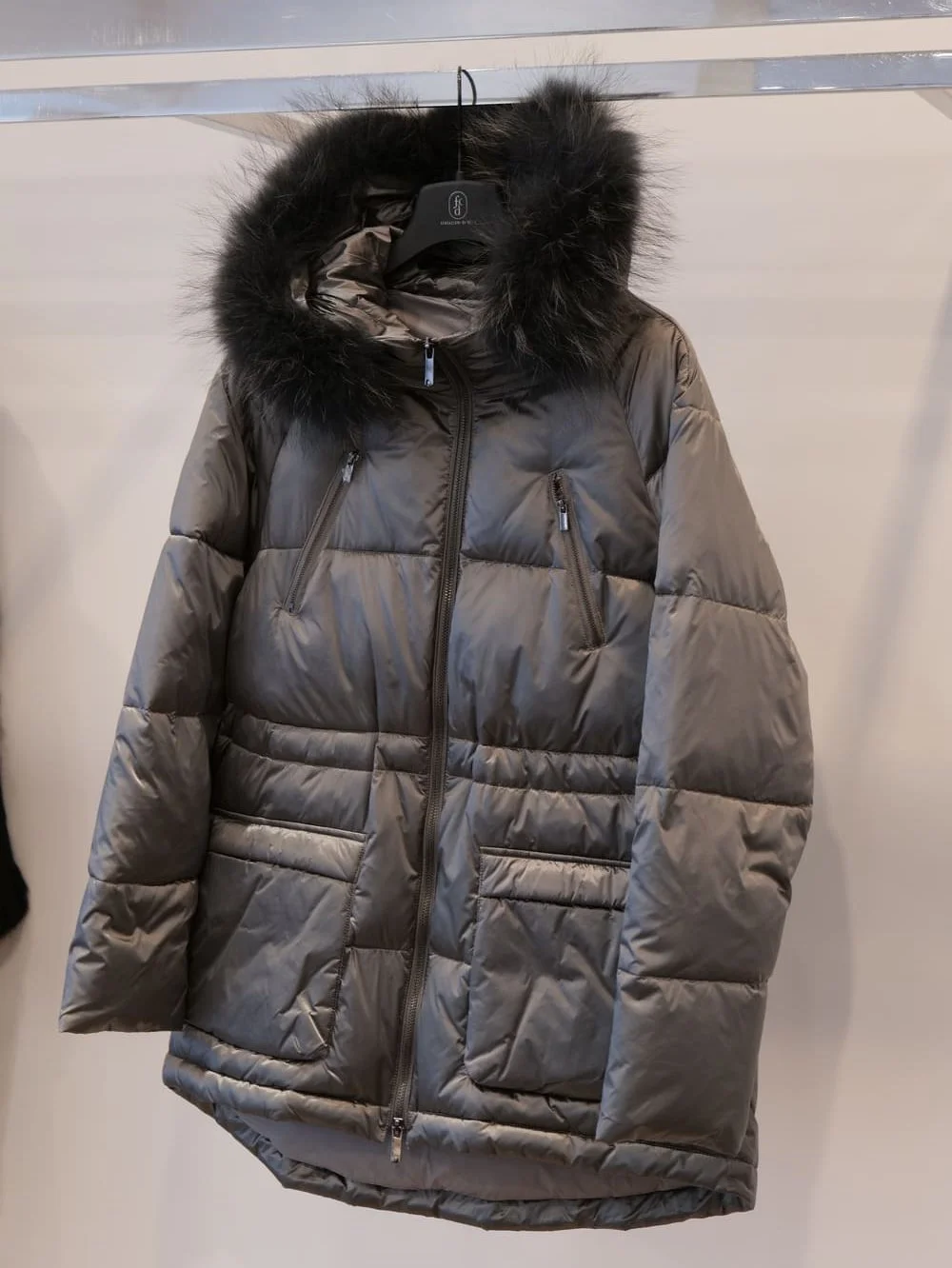 Piumino midi con cappuccio "MOLLA" Pennyblack