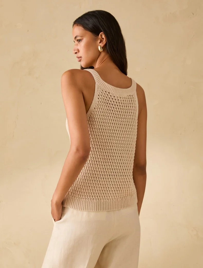 top gilet in maglia pennyblack
