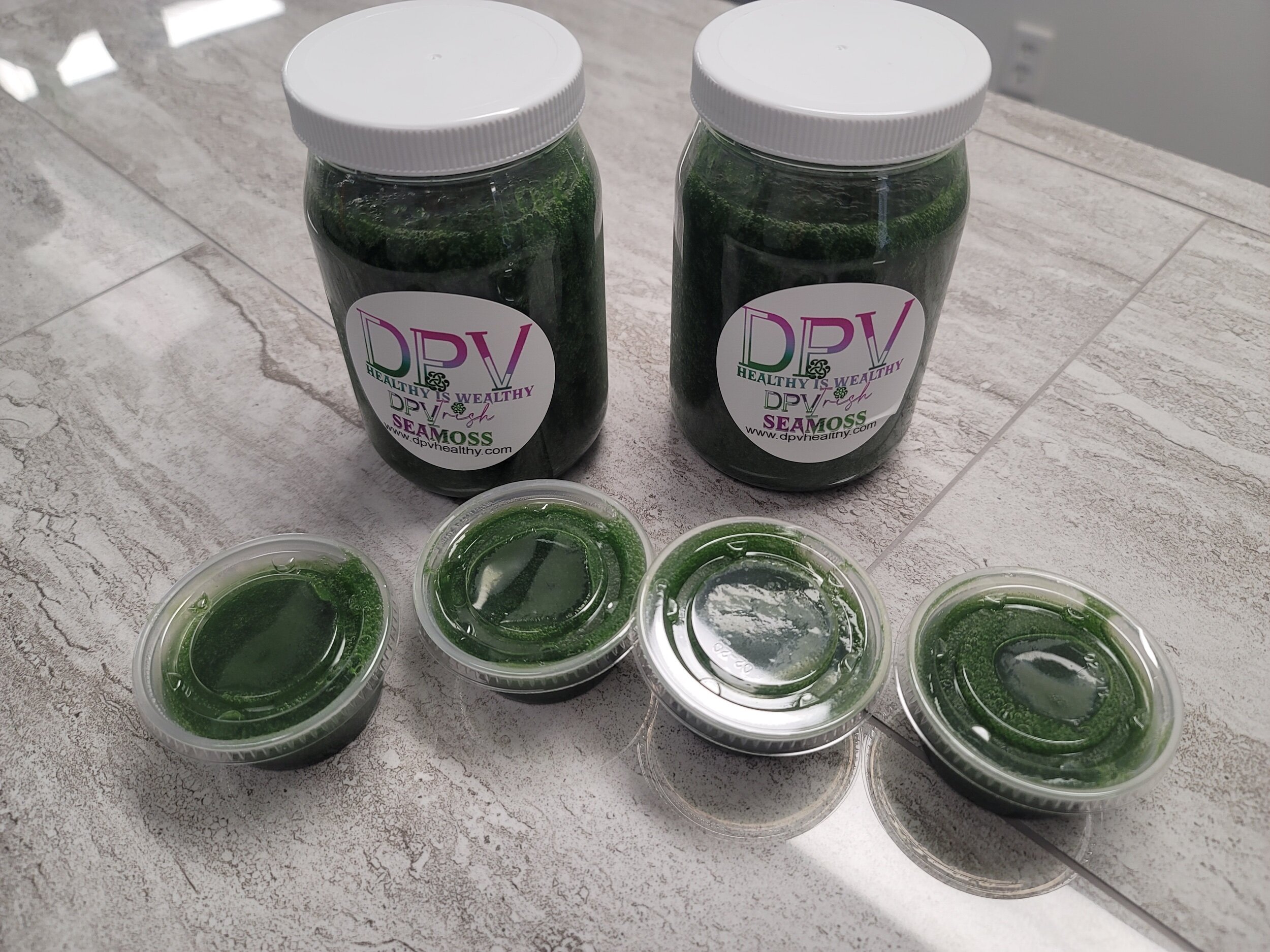 Green Spirulina Sea Moss Gel