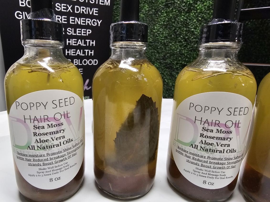Poppy Seed Hair Oil