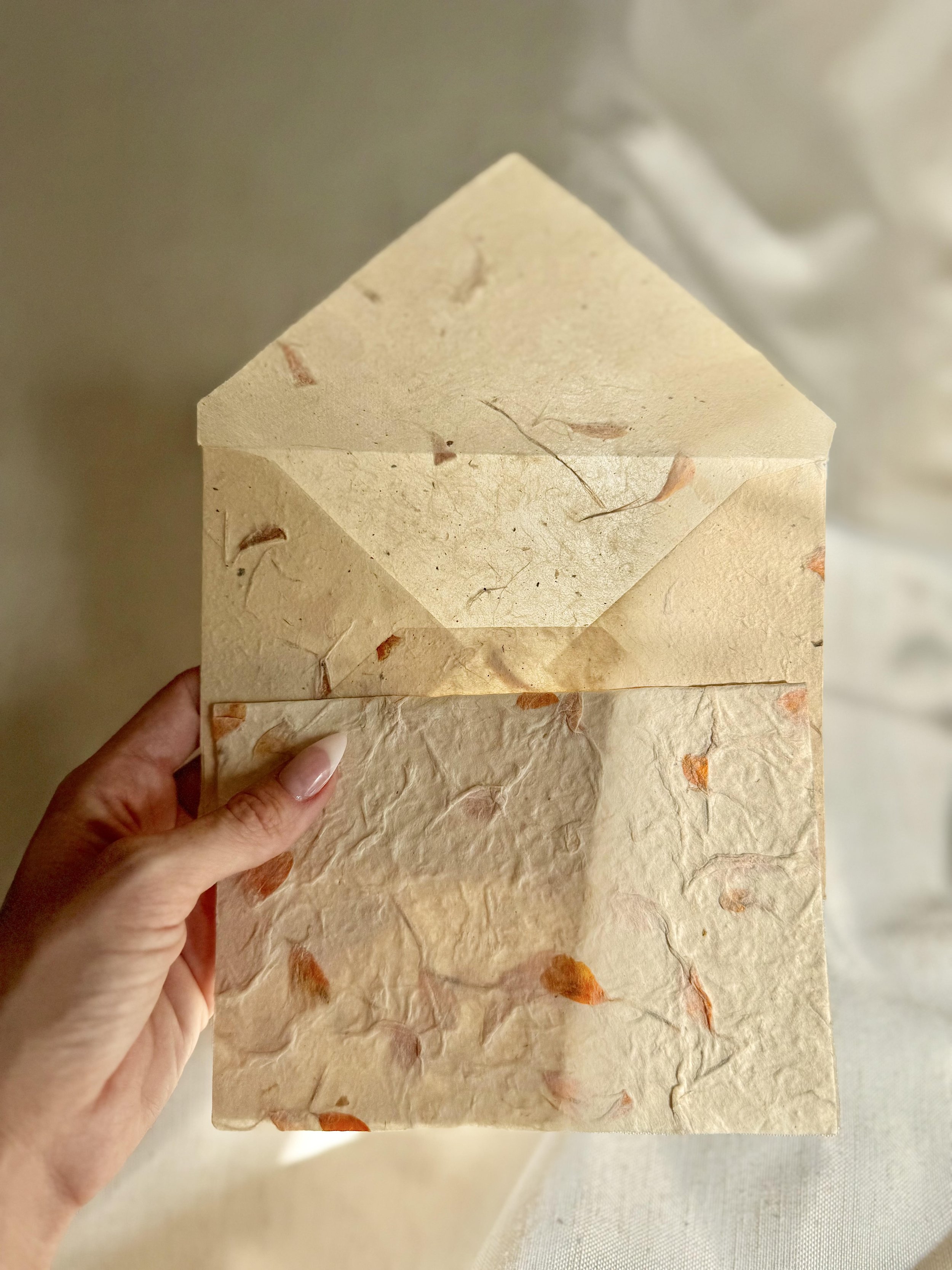 Handmade Pressed Flower Card