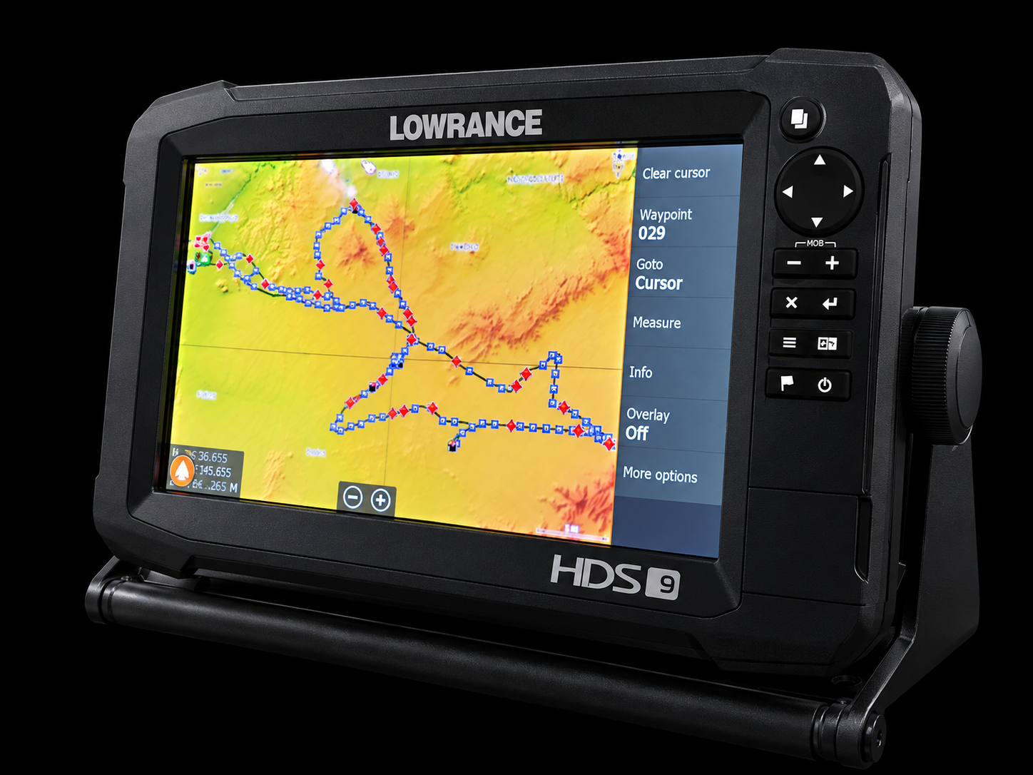 Lowrance HDS 9 GPS, isolated on black.png