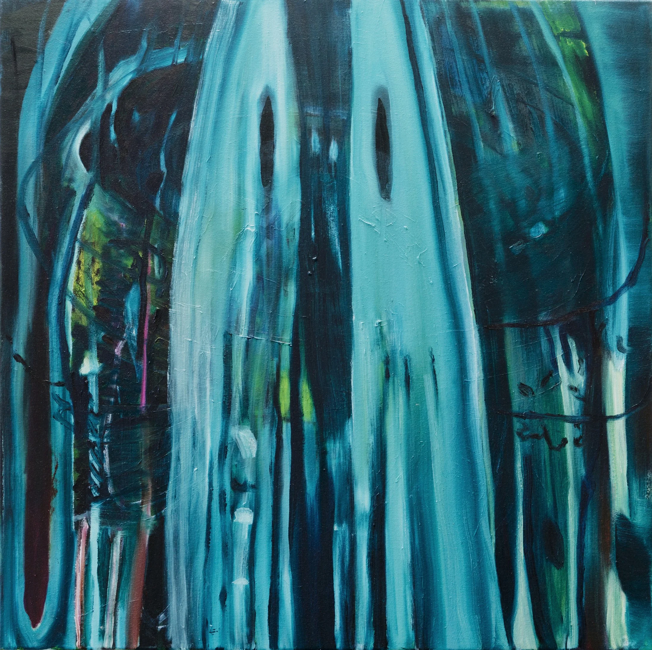 Conversation
 
Oil on canvas 
 
70 x 70 cm
 
2025