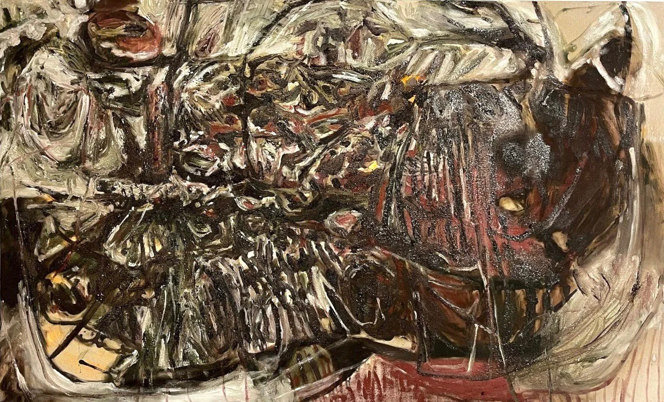 Untitled
 
Oil and sand on canvas
 
55 x 95 cm
 
2021
