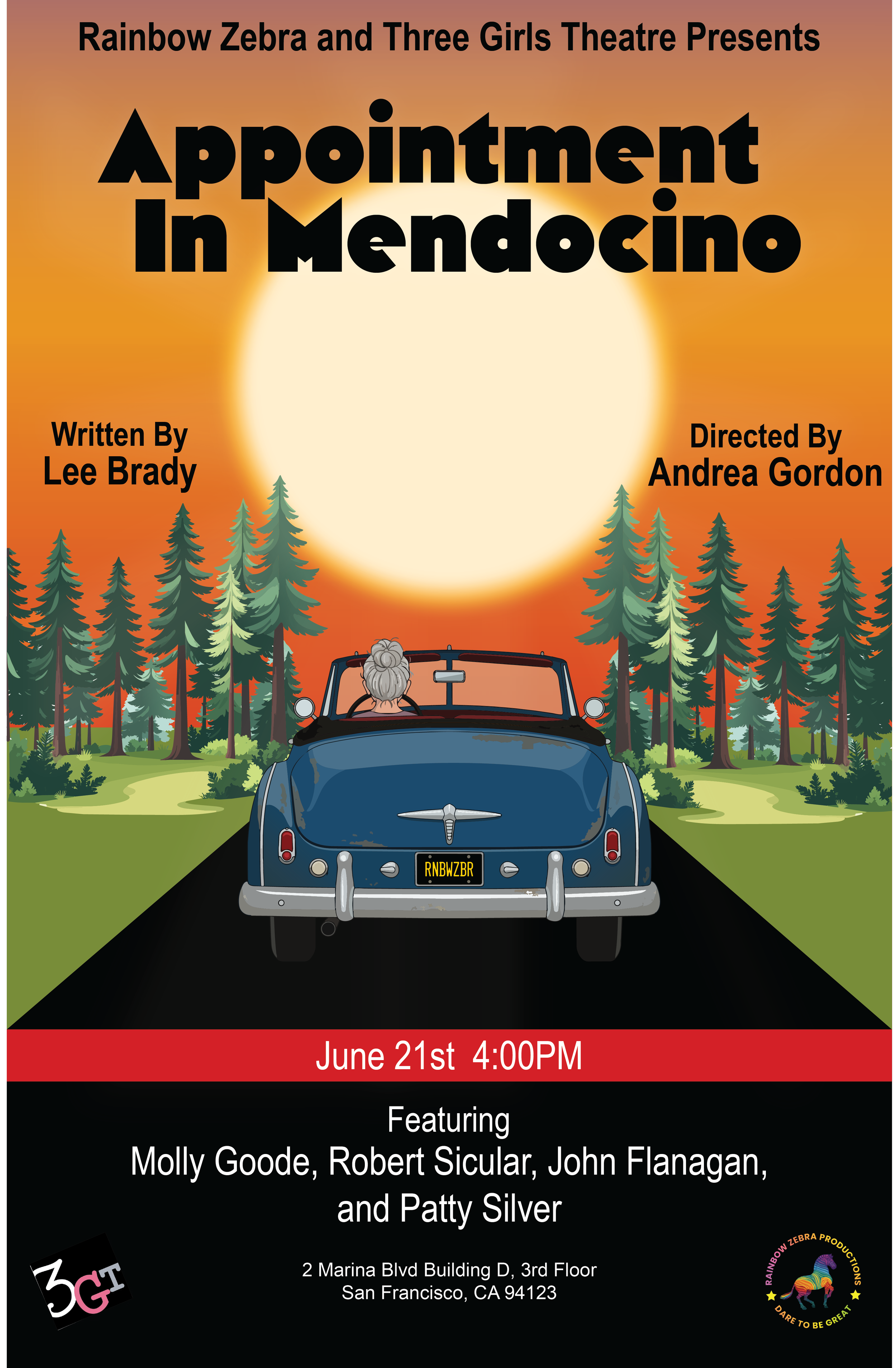 Appointment in Mendocino by Lee Brady