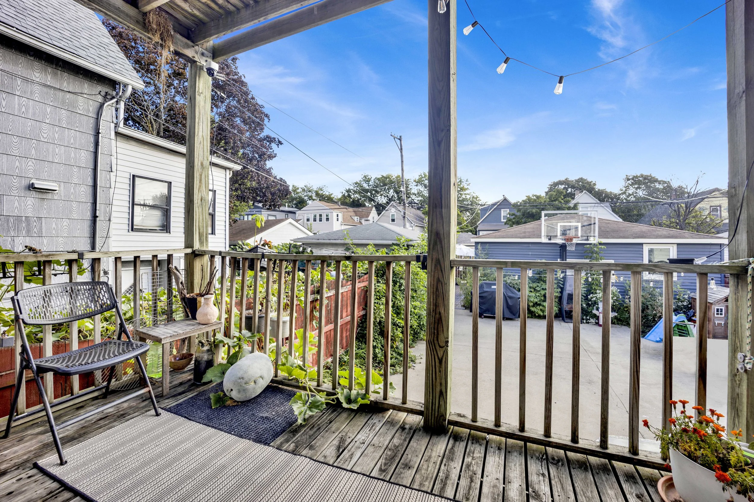 Backyard with Concrete Pad
