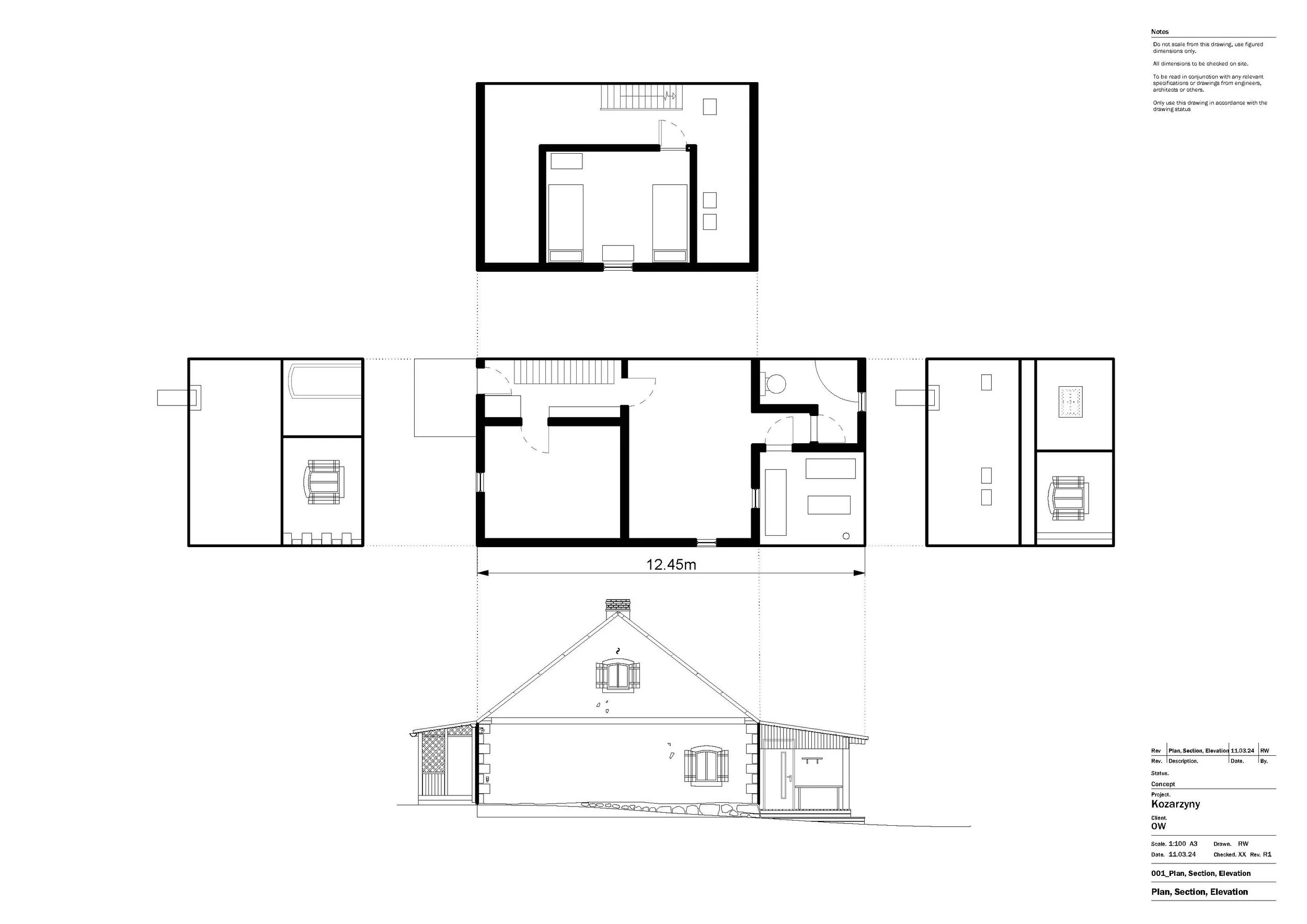 001_Konarzyny_Plan, Section, Elevation.jpg
