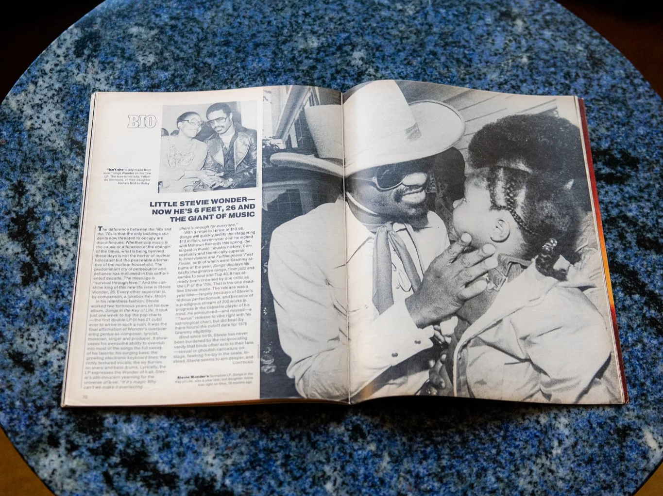 From the Archive: Vintage prints from 1975-76 of Stevie Wonder