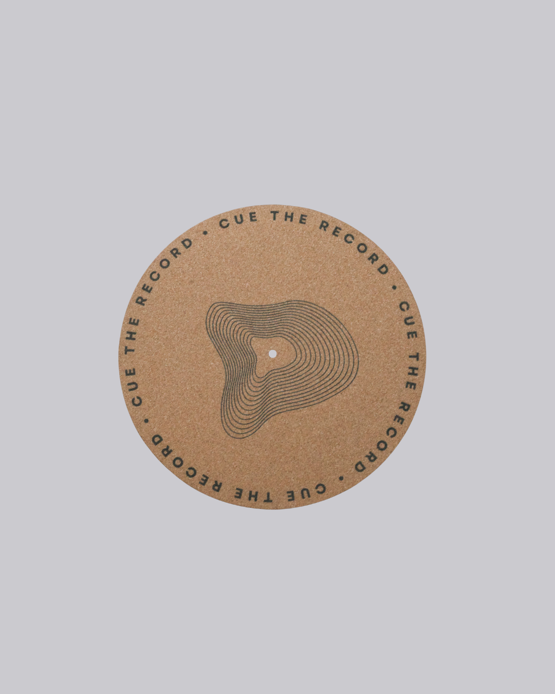 Cue the Record Slipmat – Concept #1 (Cork)