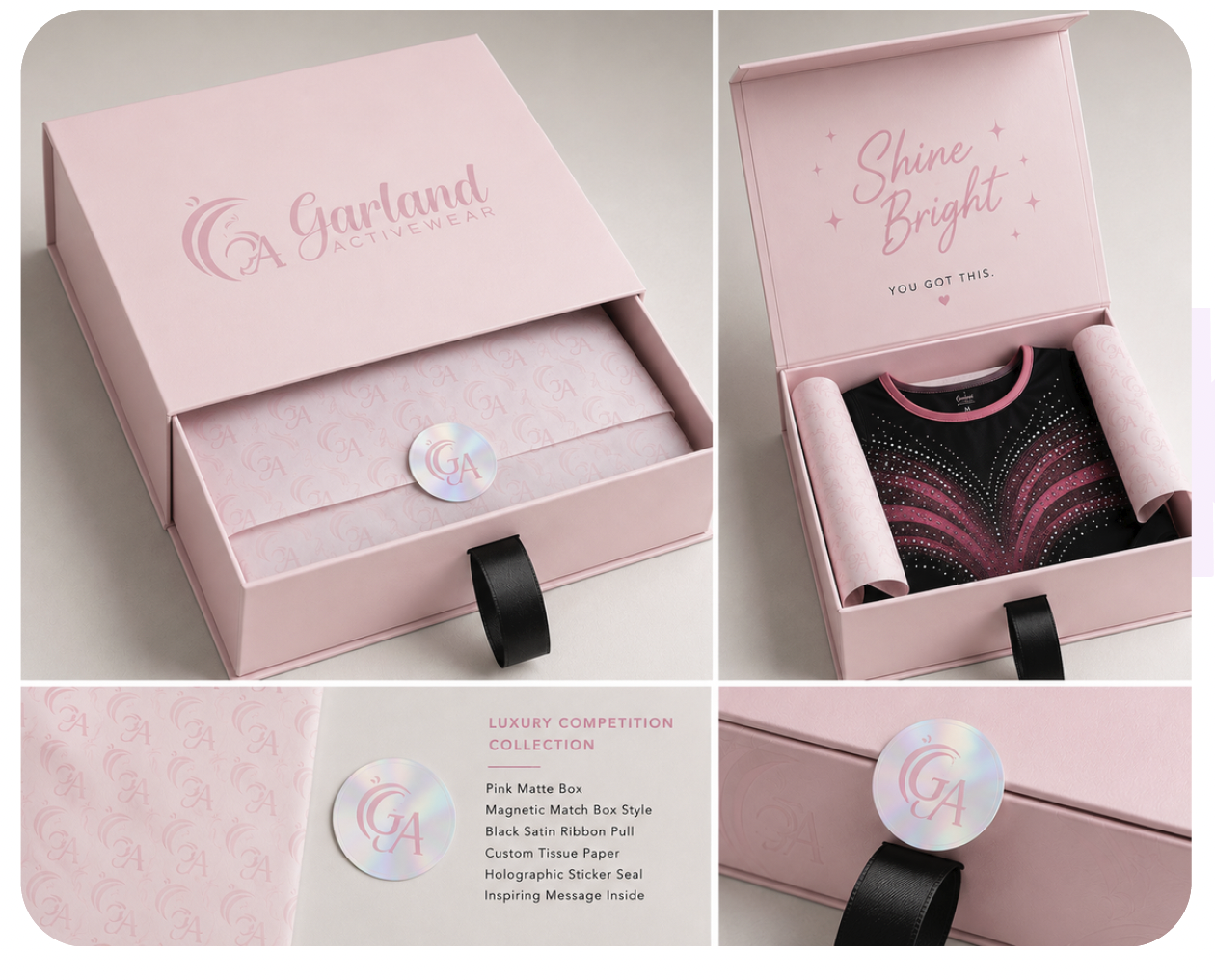 GARLAND ACTIVEWEAR
Packaging concepts