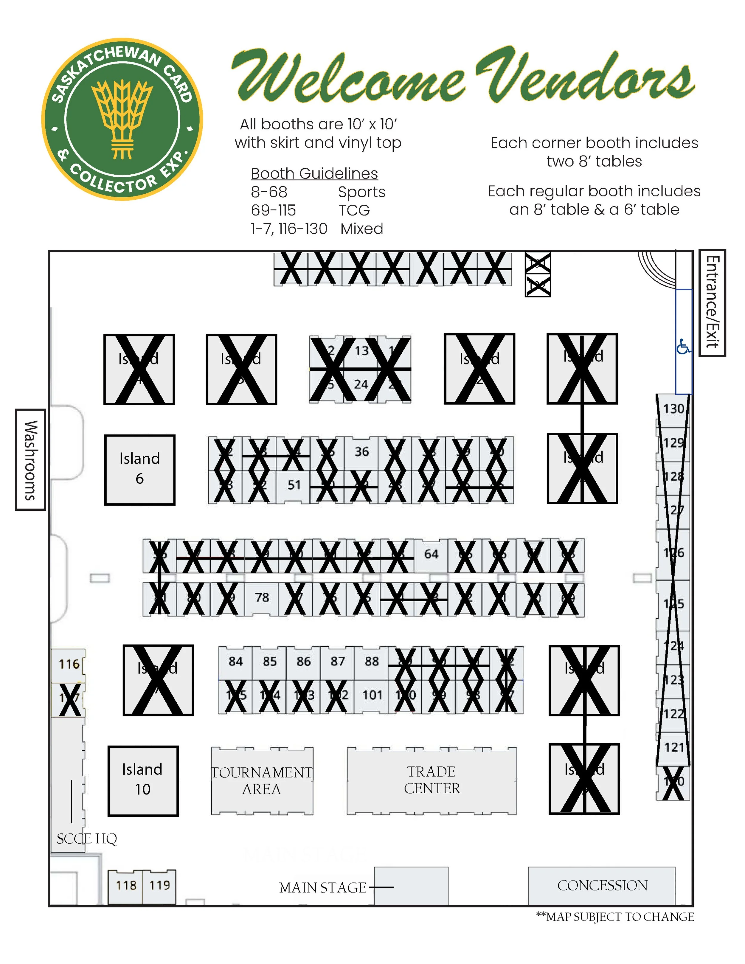 Booth Availability Map