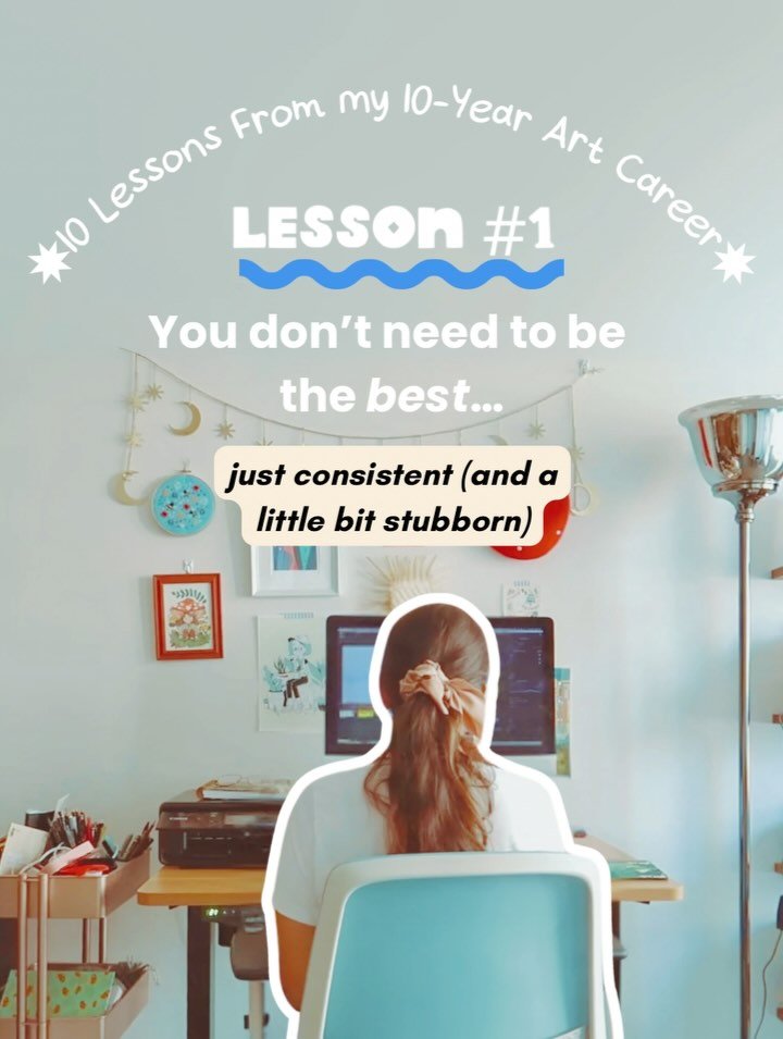 This is the first lesson I learned on my journey as a professional illustrator, but it took me YEARS to believe it!!

Growing up, art was never presented as a real career path. It was a hobby at best; something nice to do, but never a job unless I wa