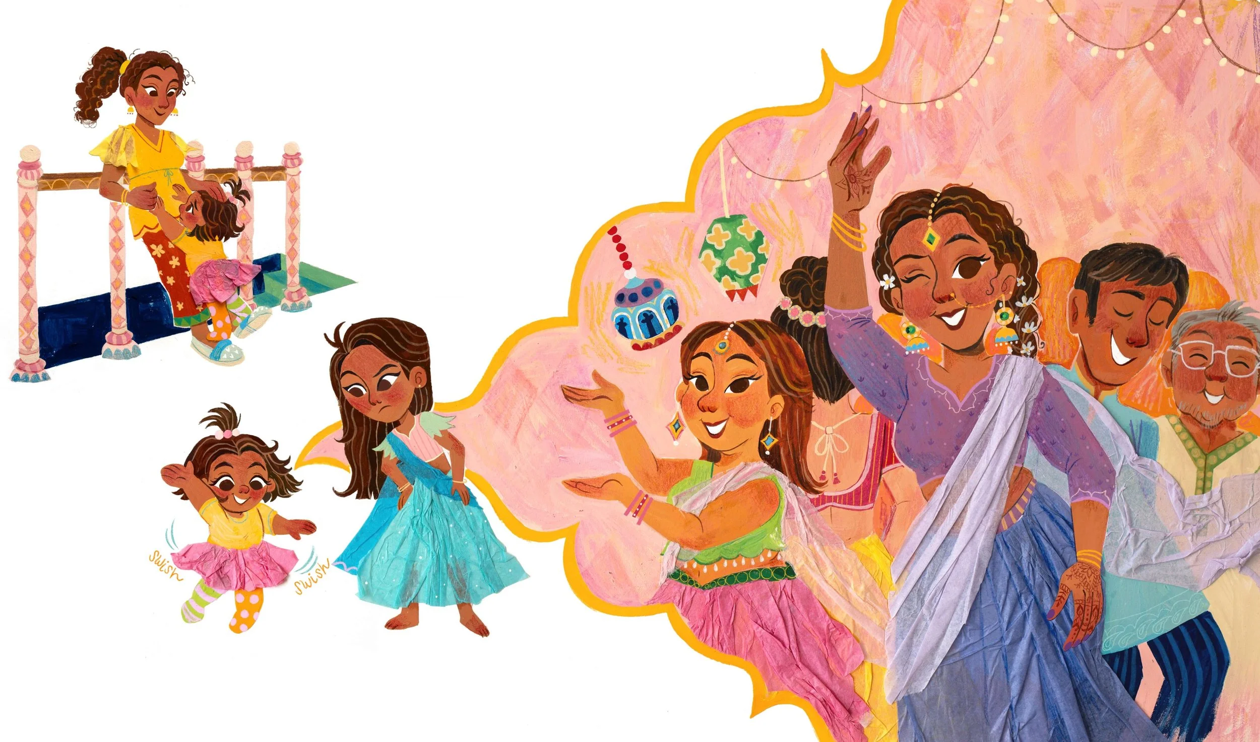 Sari Sisters by Anitha Rao-Robinson | Illustrated by Anoosha Syed ...