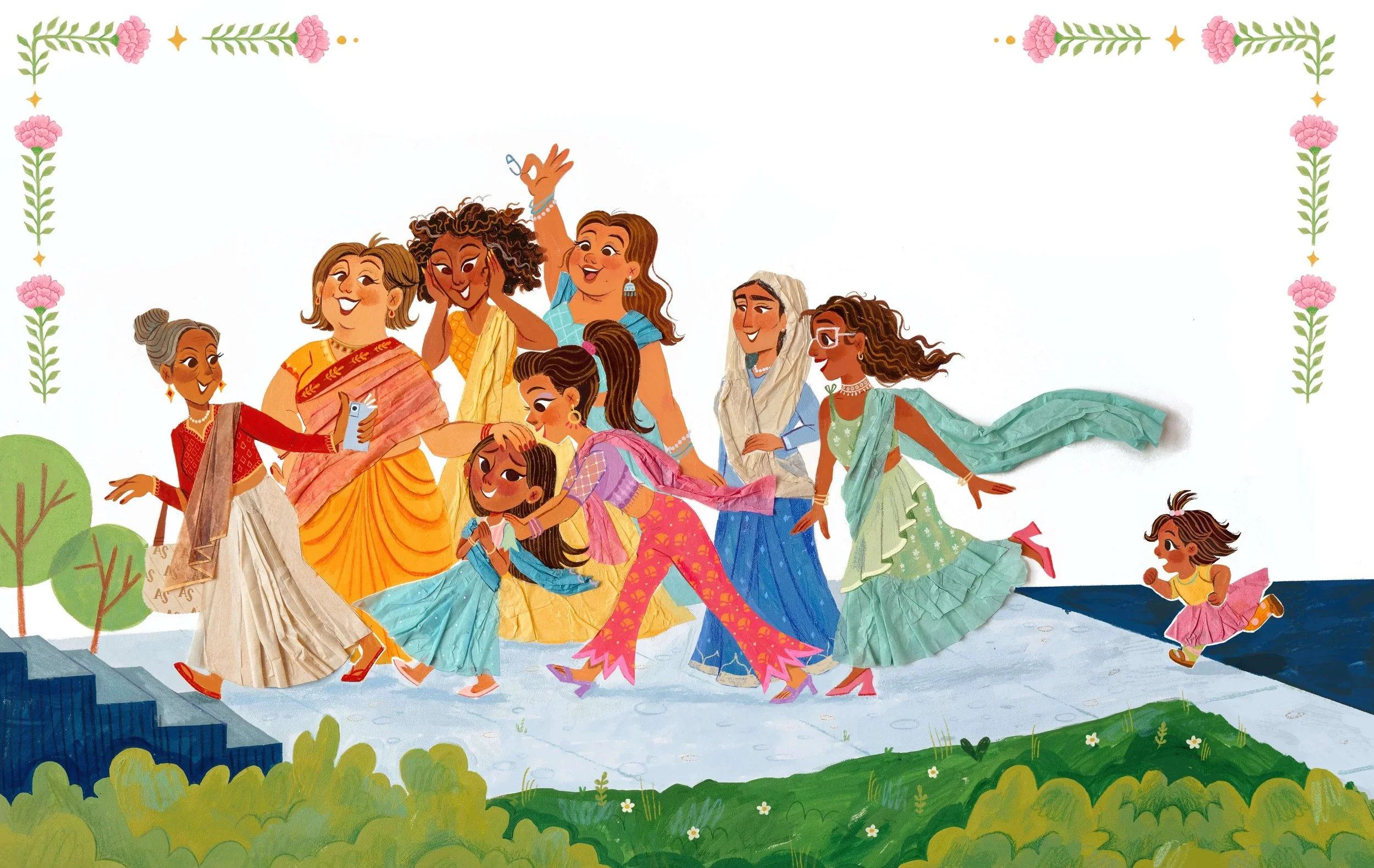 Sari Sisters by Anitha Rao-Robinson | Illustrated by Anoosha Syed ...
