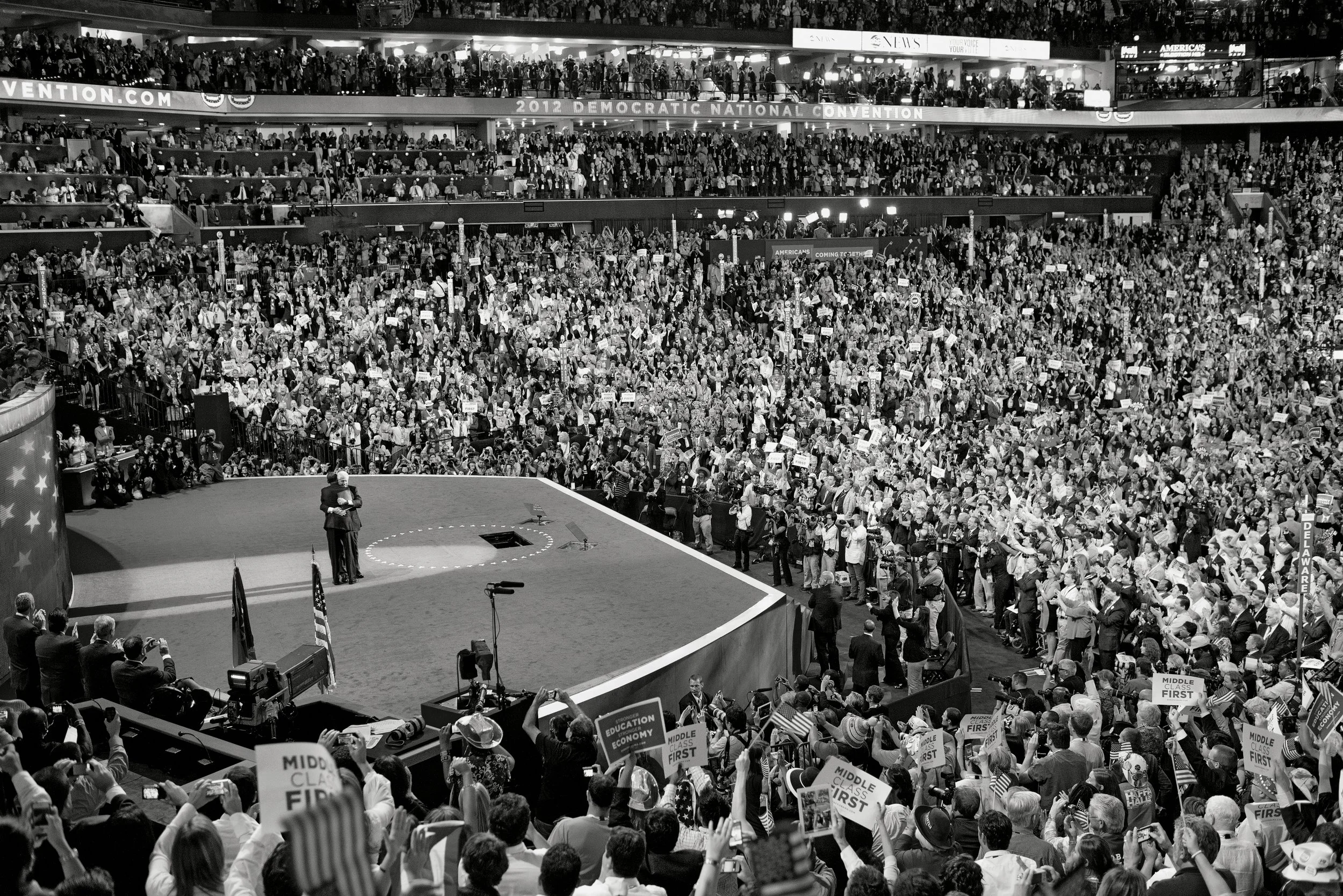 Obama re-elected. Photo: Steve Simon for Canadian Business, 2012