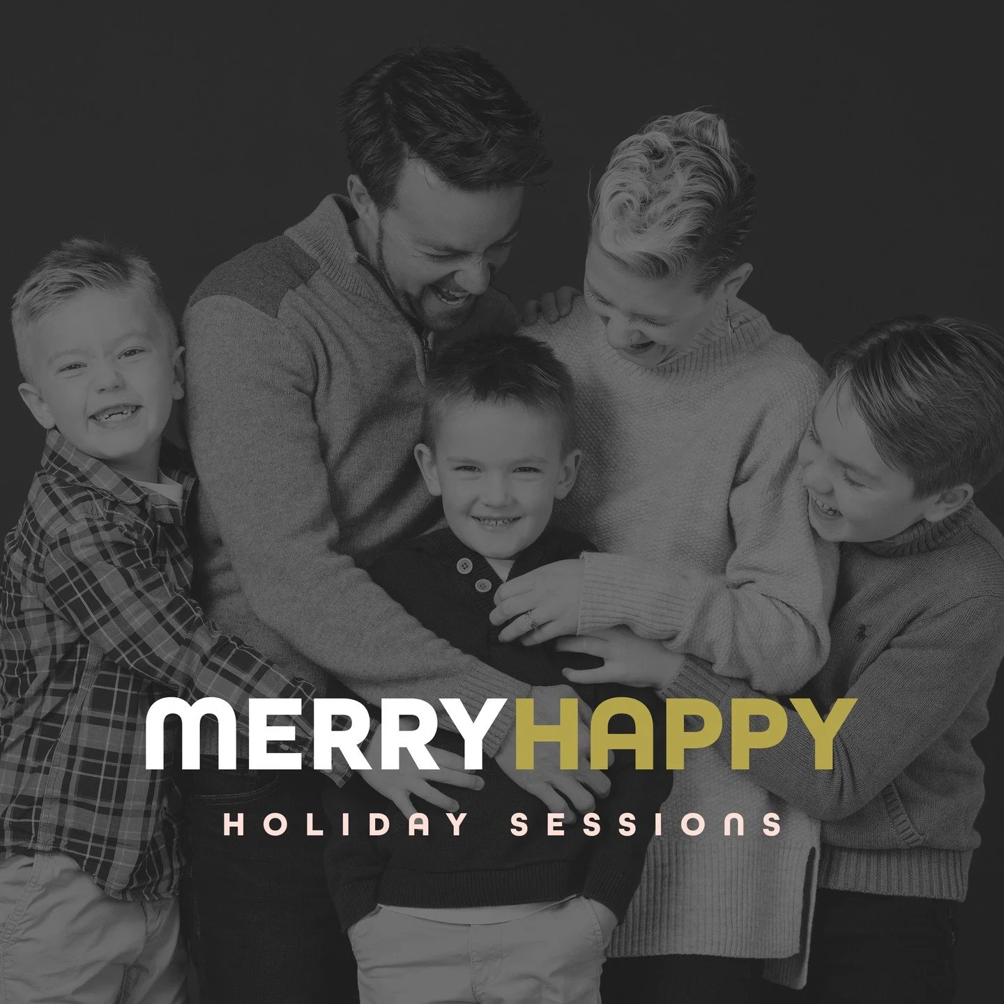 Families, couples, anyone who needs that annual update, this one&rsquo;s for you. 

The Merry Happy Holiday Sessions are back with simple, modern family portraits just in time for the holidays. I promise they&rsquo;re painless (and even your spouse, 