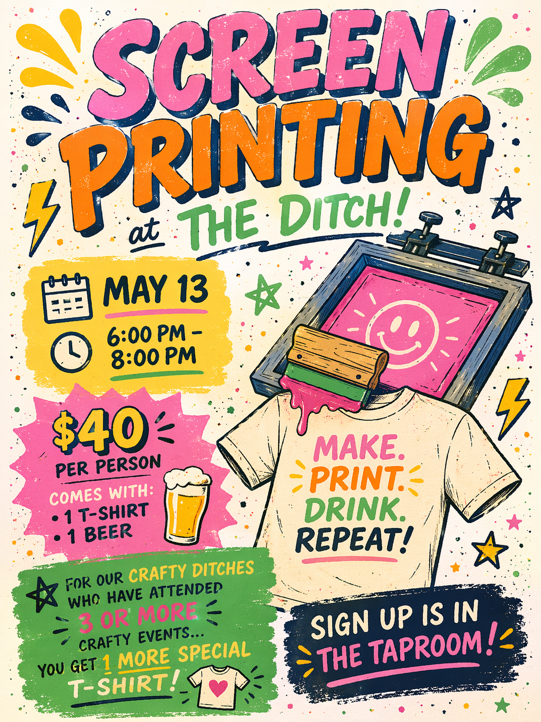Screen Printing T-Shirts