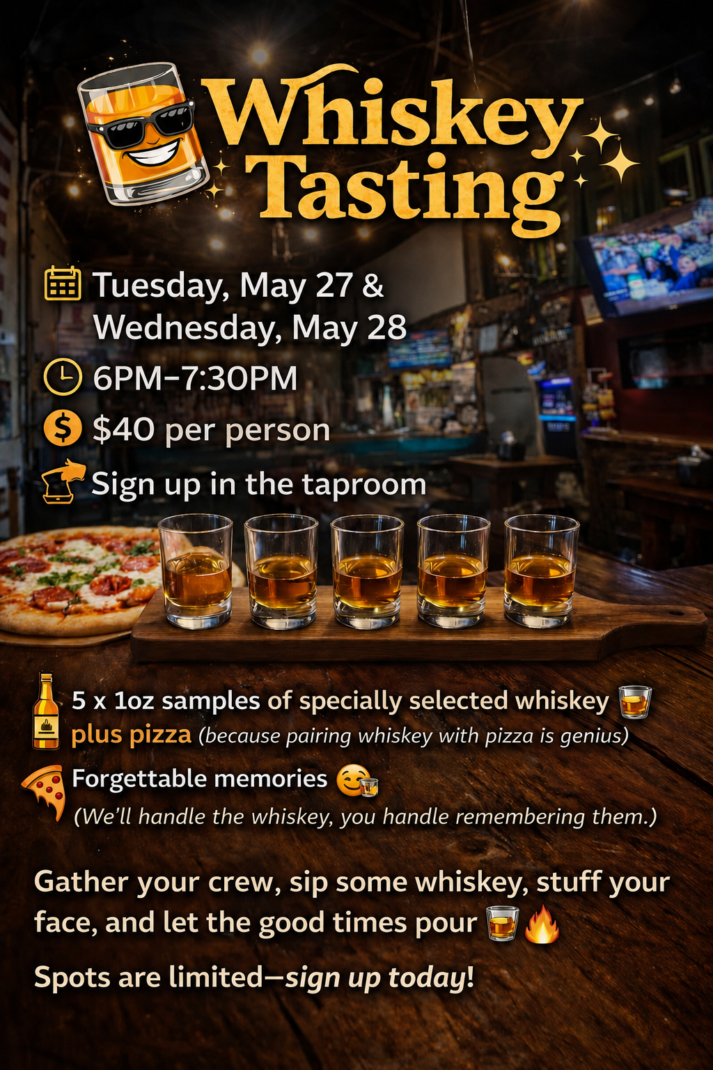 whiskey tasting