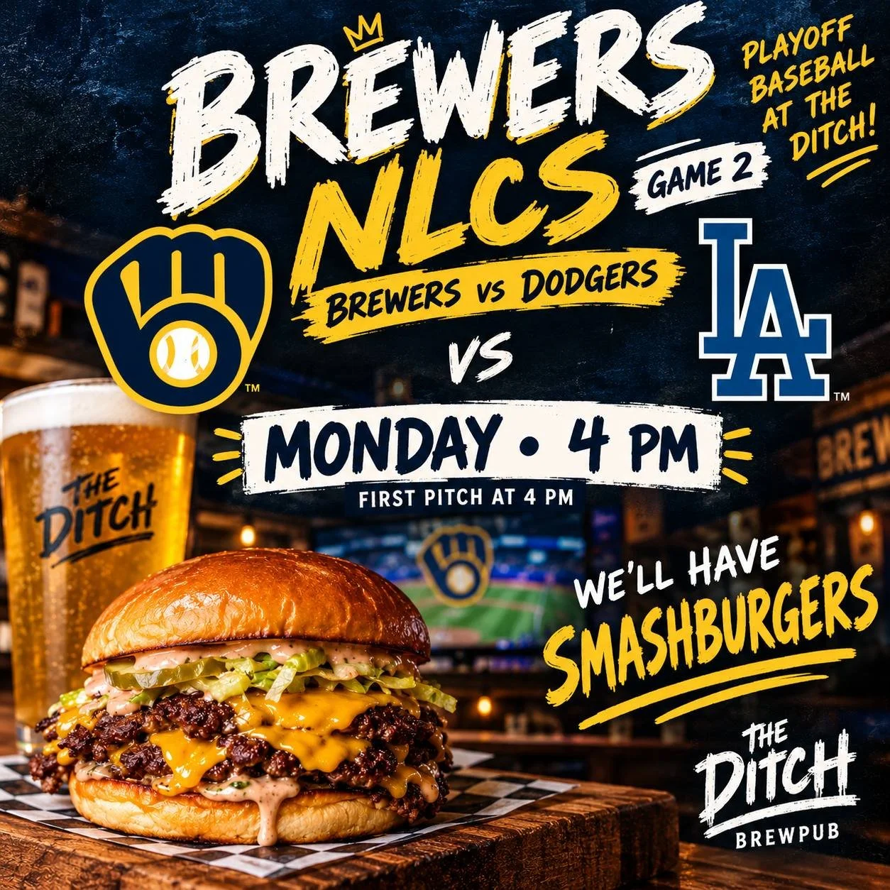 Brewers v Dodgers
