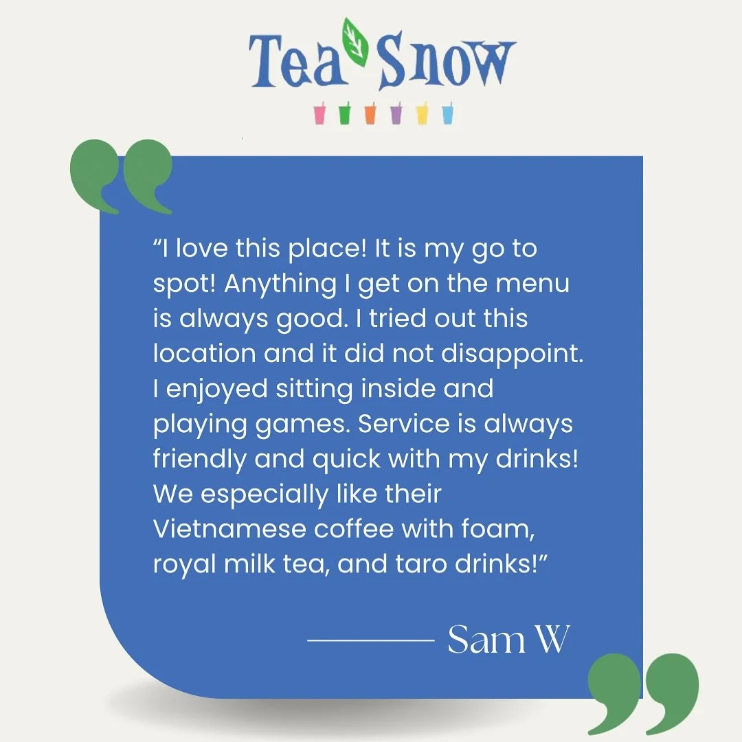 We love your reviews! Positive or negative, it gives us a chance to be better. ❤️🧋

#reviews #customers #positivereview #boba #az