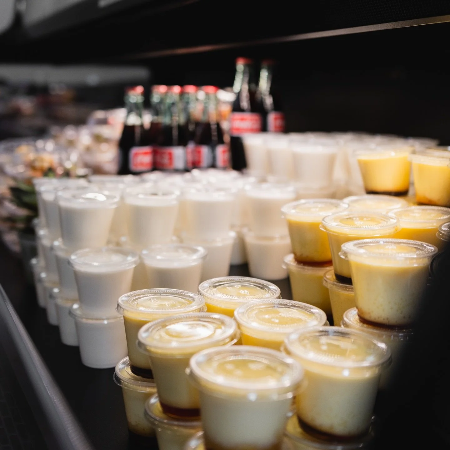 Take a look inside our grab-n-go fridge at our Mesa location 😏🎃🧋 📍 66 S Dobson Rd Unit 150 Mesa, AZ 85202