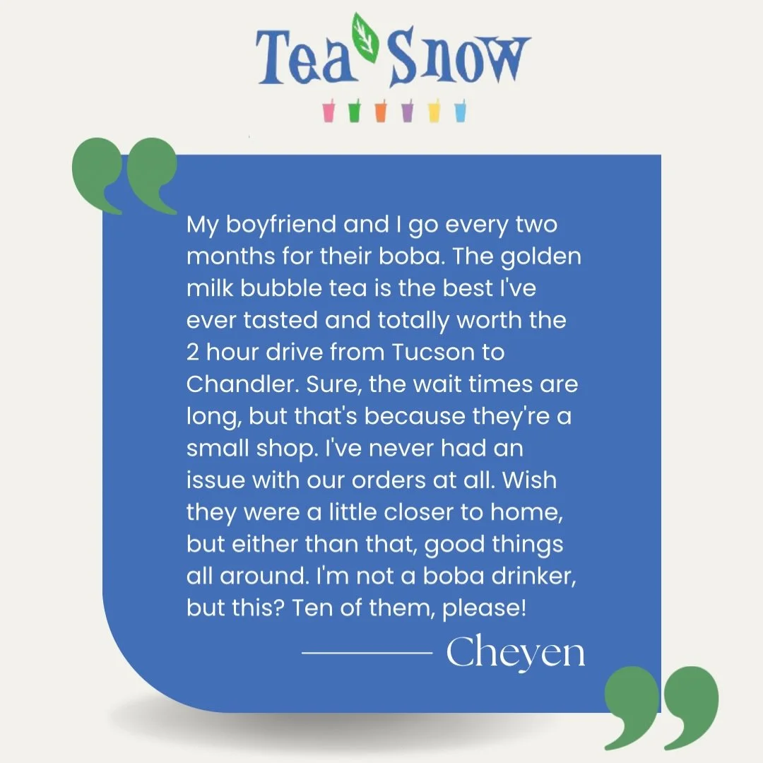 ALL THE WAY FROM TUCSON🥹🧋 Thank you so much!