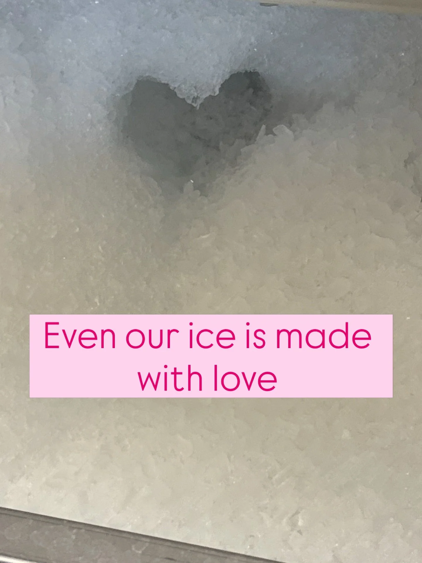 Even our ice is made with love. #teasnow #boba VietnameseCoffee #C&agrave;Ph&ecirc;SữaĐ&aacute;  #CaffeineAddict